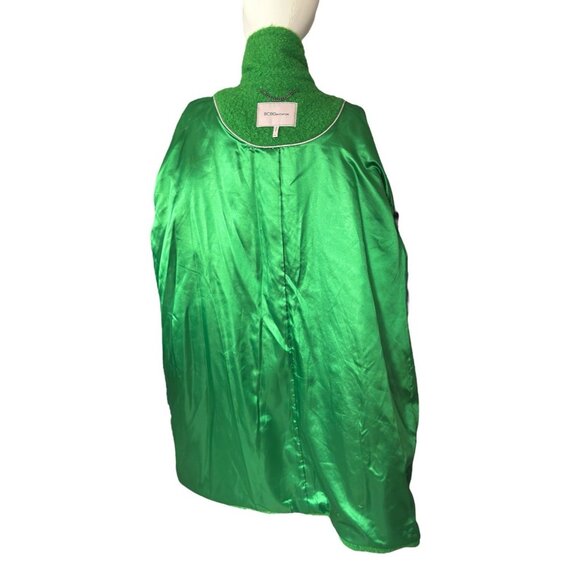 NWT BCBGeneration Kelly Green Boucle Walker Coat with Pockets Women's XXL - Picture 9 of 15